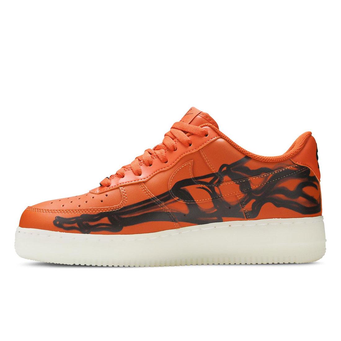 Air Force 1 Low Orange Skeleton