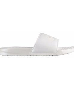 Nike White Benassi Basic Sandals