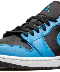 Jordan 1 Low Laser Blue Black