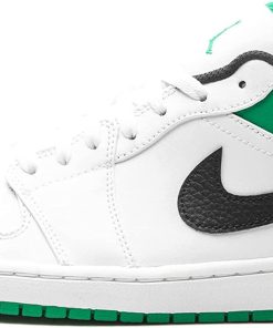 Air Jordan 1 Low White And Lucky Green