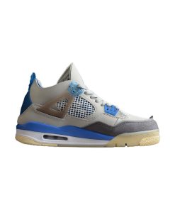 Off-White X Nike Air Jordan 4 Military Blue