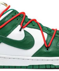 Off-White X Dunk Low Pine Green