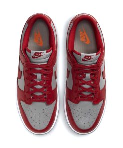 Nike Dunk Low Retro Medium Gray Varsity Red UNLV