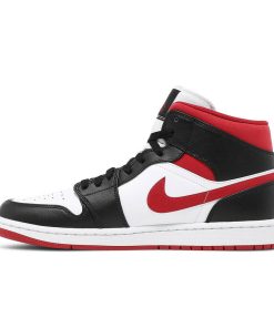 Air Jordan 1 Mid Black Gym Red