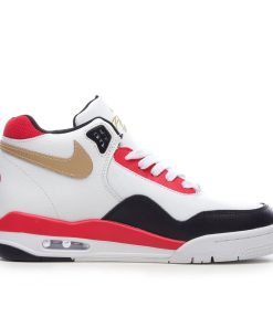 Nike Air Flight Legacy 89 White Black Red Metallic Gold