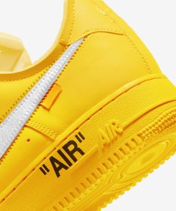 Off-White X Nike Air Force 1 University Gold