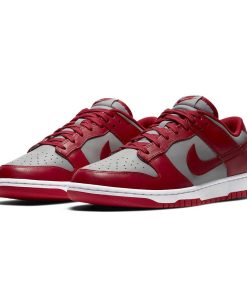 Nike Dunk Low Retro Medium Gray Varsity Red UNLV