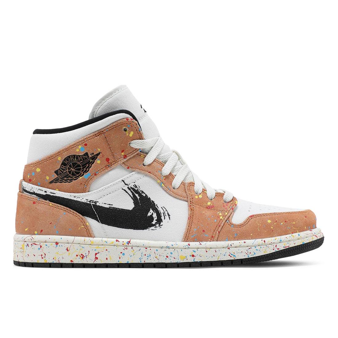 Air Jordan 1 Mid SE ‘Brushstroke Paint Splatter’