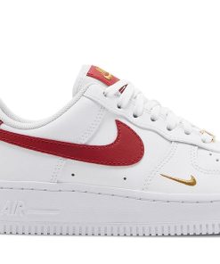 Wmns Air Force 1 Essential Low White Gym Red