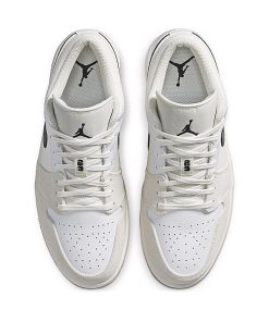 AIR JORDAN 1 LOW PREMIUM SAIL BLACK-WHITE