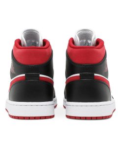 Air Jordan 1 Mid Black Gym Red