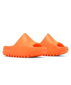 YEEZY SLIDES KIDS ENFLAME ORANGE