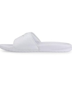 Nike White Benassi Basic Sandals