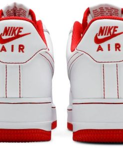 Air Force 1 07 Contrast Stitch White University Red