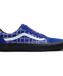 Vans Supreme X Old Skool Pro Logo Pattera Roya