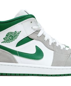 Air Jordan 1 Mid SE Grey Pine Green