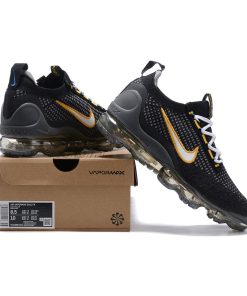 Nike Air VaporMax 2021 FK Black University Gold