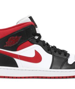 Air Jordan 1 Mid Black Gym Red