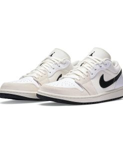 AIR JORDAN 1 LOW PREMIUM SAIL BLACK-WHITE