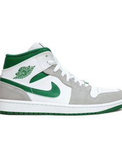 Air Jordan 1 Mid SE Grey Pine Green