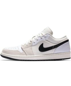 AIR JORDAN 1 LOW PREMIUM SAIL BLACK-WHITE