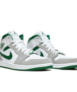 Air Jordan 1 Mid SE Grey Pine Green