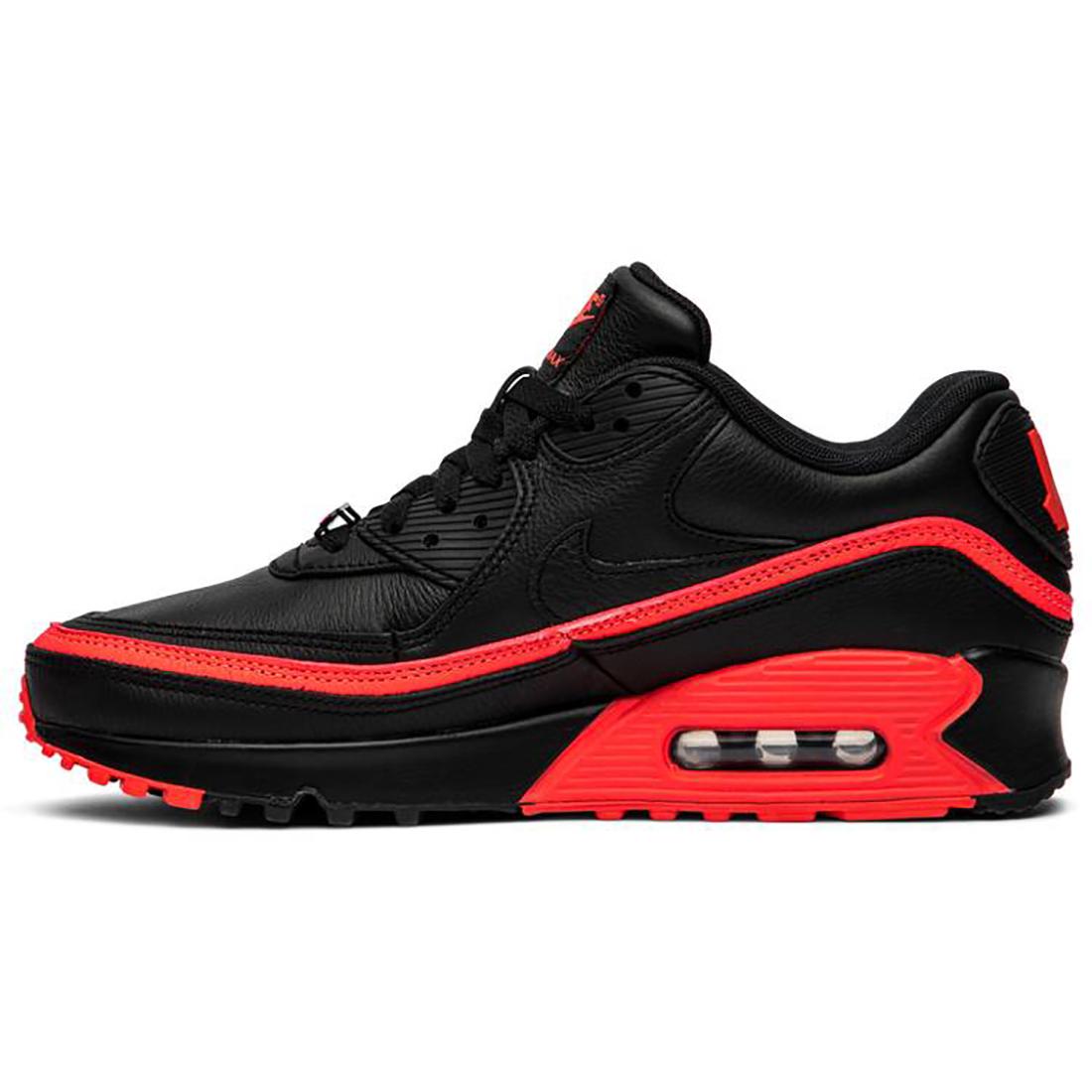 Undefeated X Air Max 90 Black Solar Red