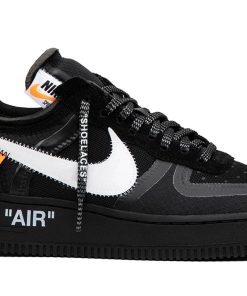 Off-White X Nike Air Force 1 Low Black Cone