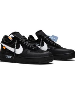 Off-White X Nike Air Force 1 Low Black Cone