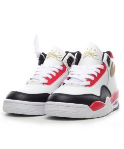 Nike Air Flight Legacy 89 White Black Red Metallic Gold