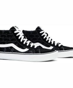 Vans Supreme X Sk8-Hi Black Hole Punch Denim