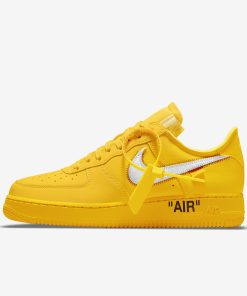 Off-White X Nike Air Force 1 University Gold