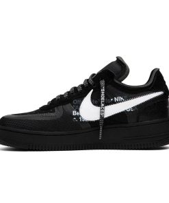 Off-White X Nike Air Force 1 Low Black Cone