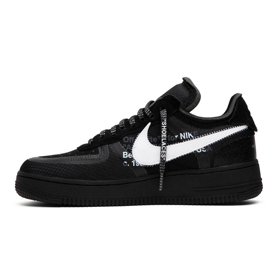 Off-White X Nike Air Force 1 Low Black Cone