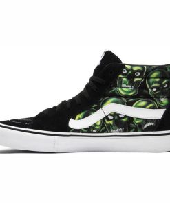 Vans Supreme X Sk8-Hi Glow In The Dark Skull Pile