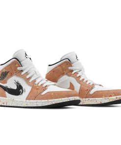 Air Jordan 1 Mid SE ‘Brushstroke Paint Splatter’