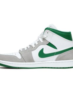 Air Jordan 1 Mid SE Grey Pine Green