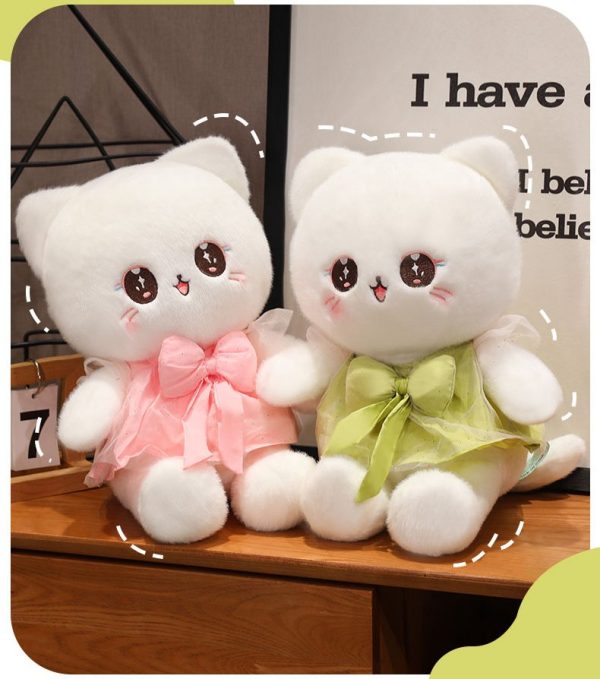 Cute Cat Plush Princess Dress Designer Toy Body Pillow Fluffy Bedroom Gift Celebration - Image 11
