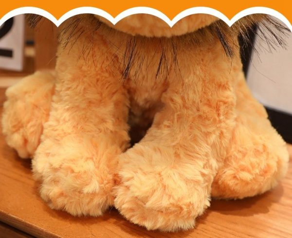Realistic plush toy lion with a stylish fur, perfect for a stylish interior, toy, gift - Image 8