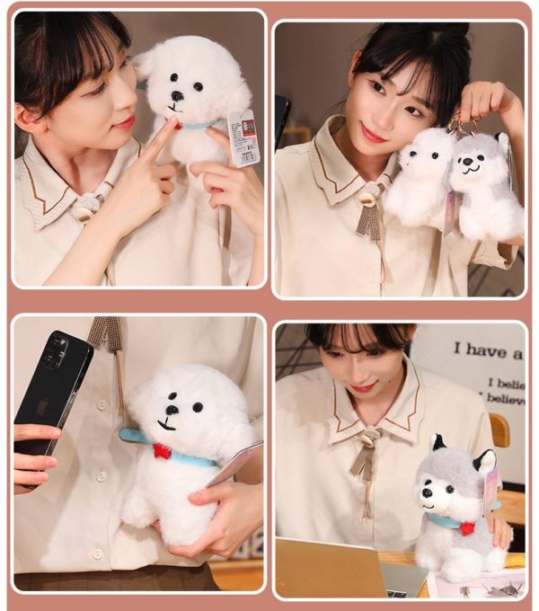 Cute dog stuffed animal cartoon celebration gift bedroom present soft toy body pillow interior - Image 12