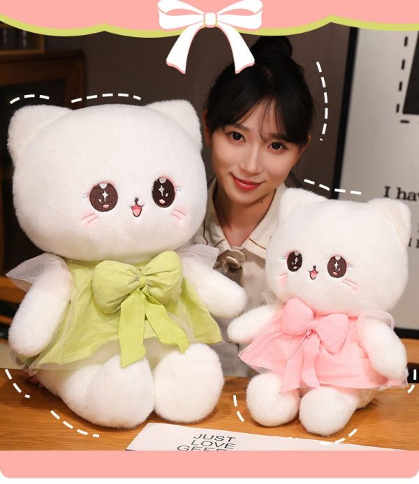 Cute Cat Plush Princess Dress Designer Toy Body Pillow Fluffy Bedroom Gift Celebration - Image 8