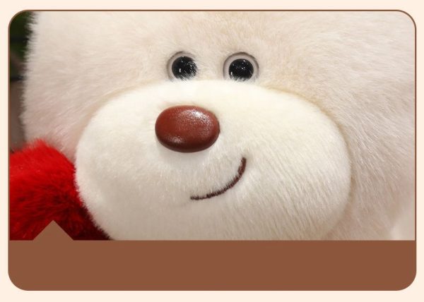 Cute stuffed animal bear animal shape heart shape present celebration gift for Valentine's Day - Image 10