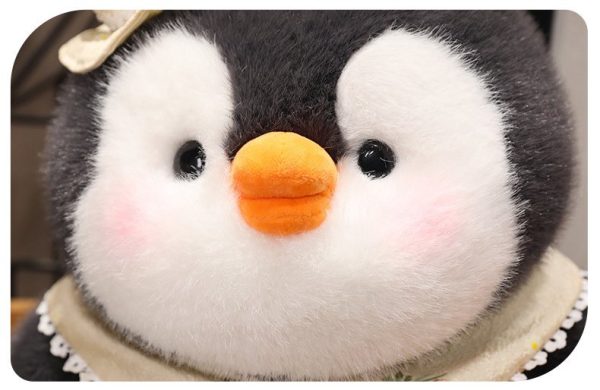 Cute hat plush penguin with a soothing marine animal, big body pillow, perfect for birthday present - Image 7