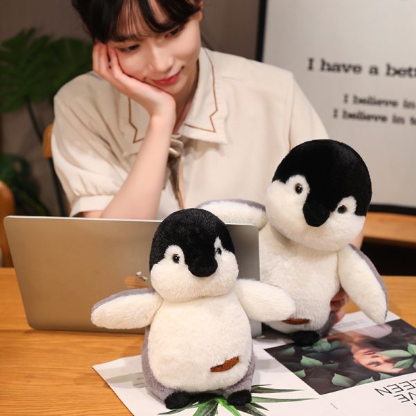 Stuffed animal penguin cute soft toy for kids, safe gift birthday gift interior toy body pillow - Image 5