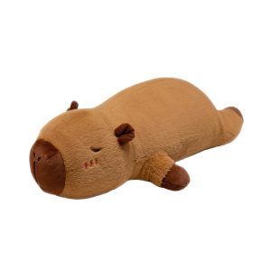 Cute capybara plush toy, long body pillow, washable design, perfect for children, gifts