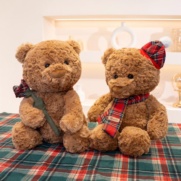 Rose bouquet teddy bear plush cute present gift special occasion gift for celebration - Image 11