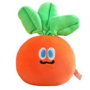 Cute carrot-shaped stuffed animal, toy, bag charm, key chain, stylish, present, interior, fluffy, stuffed animal