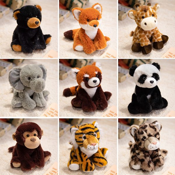 Short-haired plush toys Elephant Forest Animal Cute Toys for Kids Safe and Relaxation Gift - Image 2