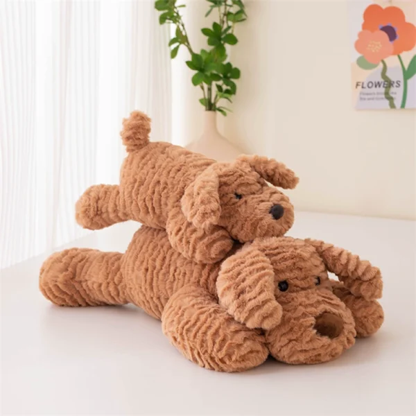 Cute dog plush toy, long hair blanket, perfect hug pillow for your child's companion - Image 14
