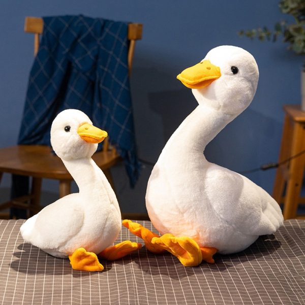 Cute duck plush toy soft toy present children's interior gift large fluffy - Image 4